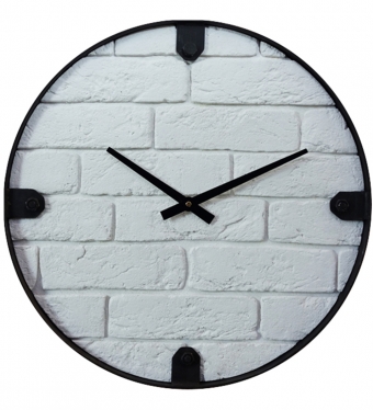 Часы настенные «WHITE BRICK» TQOSGB