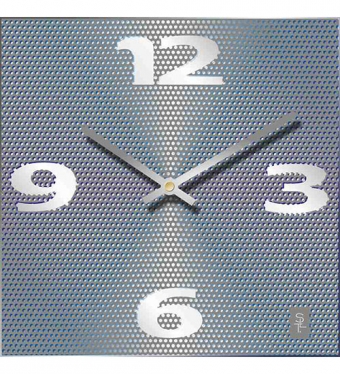 Часы настенные в стиле модерн «GRAY GRID» 86GZEZ