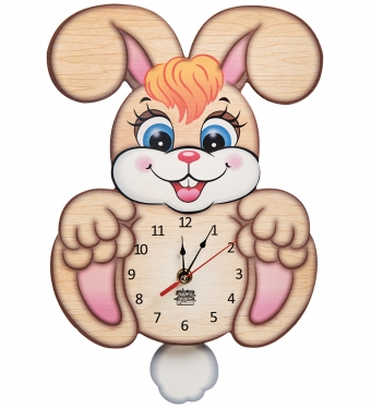 Часы с маятником «Зайчишка Игруня» X3V1H0
