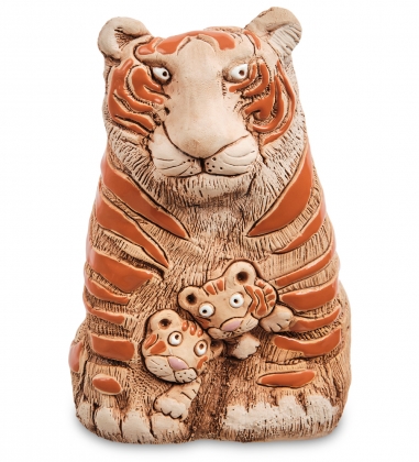 Копилка керамическая «Тигрица с тигрятами» 544WFA