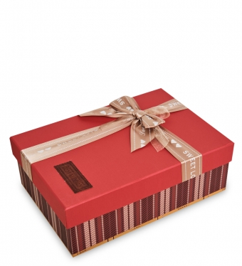 Коробка подарочная «Прямоугольник» цв.красный RN5F2Z
