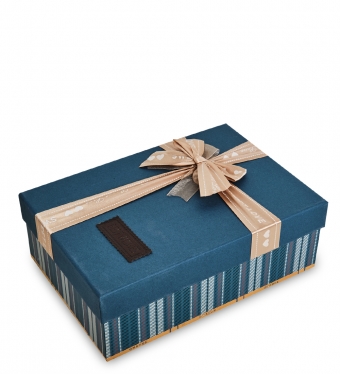 Коробка подарочная «Прямоугольник» цв.синий 7D8Z6F