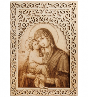 Икона с окладом «Божья Матерь Почаевская» NZLL83