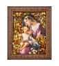 Икона Божией Матери с янтарной крошкой H-18см 8Y0FMD