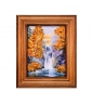 Картина «Водопад» с янтарной крошкой дер.краш.рамка 7х9 QBDJKD