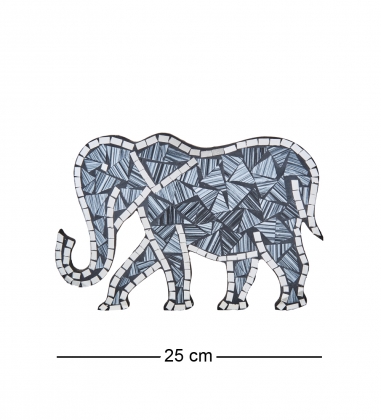 Панно «Слон» набор из семи мозаика, о.Бали 8A3YJL