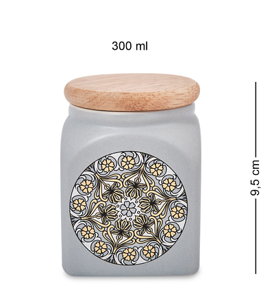 Керамическая банка мал. с крышкой MIQ8DO