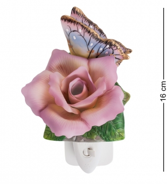 Светильник «Роза с бабочкой» Pavone S2CIC3