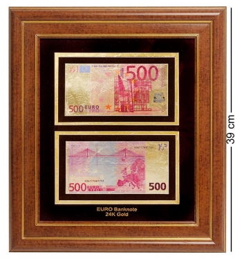 Панно «Банкнота 500 EUR евро Евросоюз-2/size» 1GDCSX