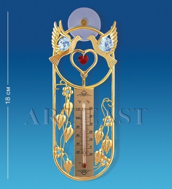 Термометр на липучке «Голуби» с цв.кр. Юнион O5D0W2